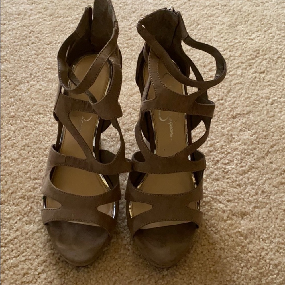 Jessica Simpson wedges